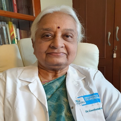 Dr. Geetha Lakshmipathy, Neurologist in tiruvanmiyur chennai